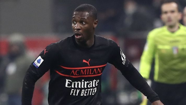 Fodé Ballo-Touré (difensore AC Milan), qui durante Milan-Napoli 0-1 (Serie A 2021-2022) | News (Getty Images) Fodé Ballo-Touré AC Milan