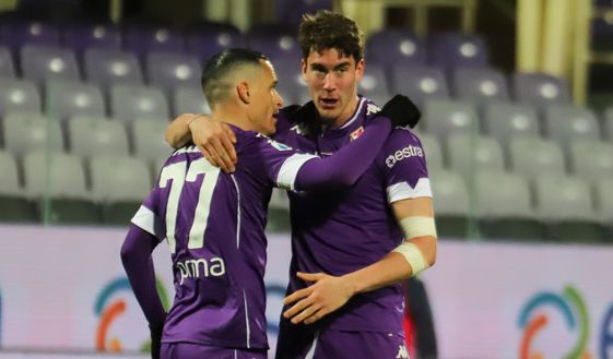 GERMOGLI PH 10 GENNAIO 2020 CAMPIONATO SERIE A DI CALCIO STADIO ARTEMIO FRANCHI FIORENTINA VS CAGLIARI NELLA FOTO ESULTANZA GOL VLAHOVIC GERMOGLI PH 10 GENNAIO 2020 CAMPIONATO SERIE A DI CALCIO STADIO ARTEMIO FRANCHI FIORENTINA VS CAGLIARI NELLA FOTO ESULTANZA GOL VLAHOVIC