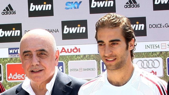 Mathieu Flamini e Adriano Galliani 