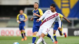 Verona-Torino 0-1, il tabellino: ammoniti Izzo e Praet tra i granata