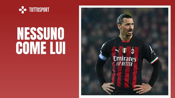 Zlatan Ibrahimovic, attaccante del Milan (getty images)