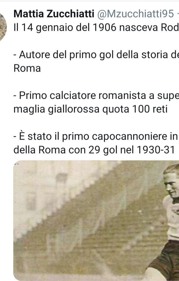 Il 14 gennaio 1906 è nato Rodolfo Volk, il papà del derby di Roma Il 14 gennaio 1906 è nato Rodolfo Volk, il papà del derby di Roma