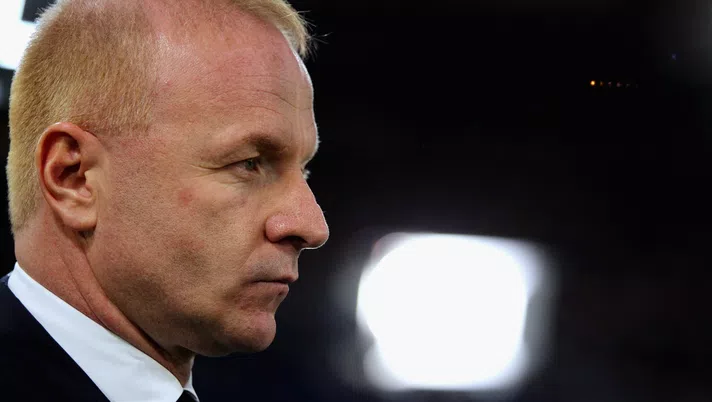 ROME, ITALY - AUGUST 18:  SS Lazio team manager Igli Tare looks on during the UEFA Champions League qualifying round play off first leg match between SS Lazio and Bayer Leverkusen at Olimpico Stadium on August 18, 2015 in Rome, Italy.  (Photo by Paolo Bruno/Getty Images)