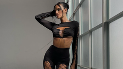 Oriana Sabatini, l’abito nero è più sexy che mai: lady Dybala infiamma il web