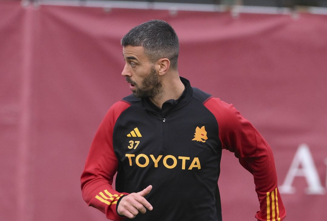 Roma, la rifinitura a Trigoria in vista dell’Inter – FOTOGALLERY - immagine 39