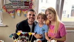 La mamma di Wanda ci crede ancora: compleanno di Isabella, Mauro e la Nara insieme