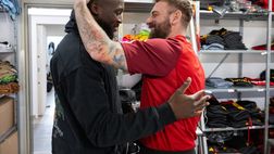DDR scherza sull’italiano di Karsdorp e Kristensen. E a Lukaku: “Sei grosso”