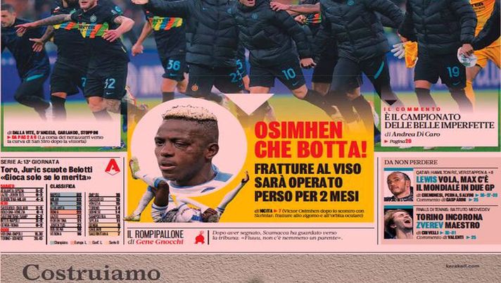 BUONGIORNO CITTACELESTE – LE PRIME PAGINE DEI PRINCIPALI QUOTIDIANI SPORTIVI – GUARDA - immagine 1