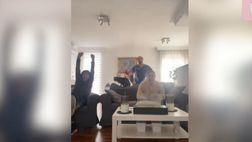 VIDEO / Lollobrigida, la famiglia impazzisce di gioia. E il gatto se ne va…
