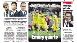 Prima Pagina, Corriere dello Sport: “Juve-Inter per Max. Il Napoli vira su Spalletti. Mourinho si prende la Roma”