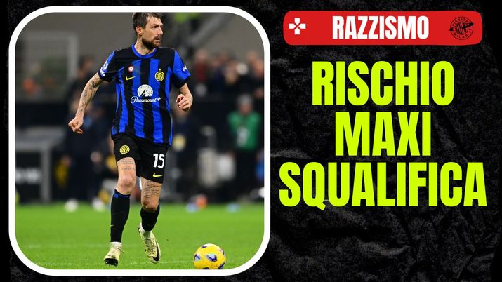 Inter-Napoli, Acerbi rischia la maxi squalifica per razzismo contro Juan Jesus