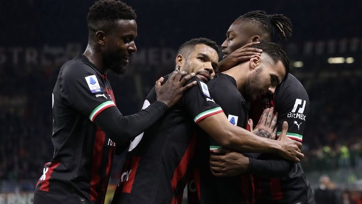 esultanza gol Theo Hernández Milan-Spezia Serie A 2022-2023