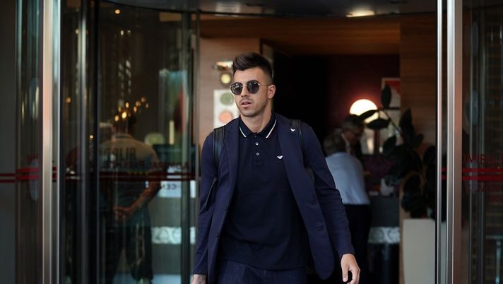 YEREVAN, ARMENIA - SEPTEMBER 04:  Stephan El Shaarawy of Italy departs to Armenia on September 4, 2019 in Yerevan, Armenia.  (Photo by Claudio Villa/Getty Images) 