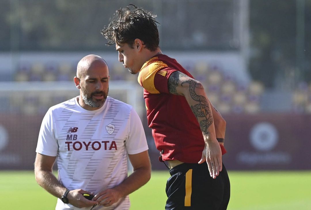 Trigoria, ripresa in vista della Samp: in campo Zaniolo e Karsdorp – FOTO GALLERY - immagine 34