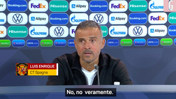 VIDEO Italia-Spagna, Luis Enrique: “Azzurri uno squadrone. Ora testa alla finale”
