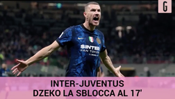 VIDEO Inter-Juventus: Calhanoglu e l’incrocio dei pali, Dzeko batte Szczesny