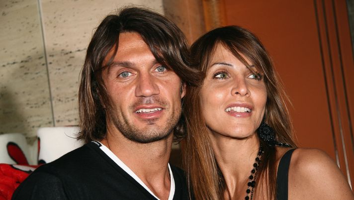 Adriana Fossa e Paolo Maldini, storico capitano del Milan (credits: GETTY images)  