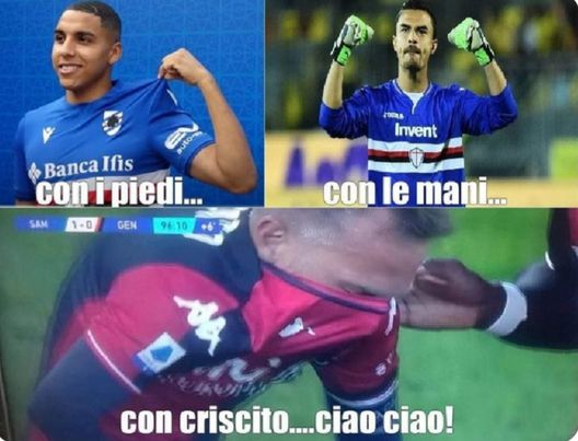 In casa Samp tutti come la Rappresentante di Lista: con i piedi, con le mani, ciao ciao…- immagine 2