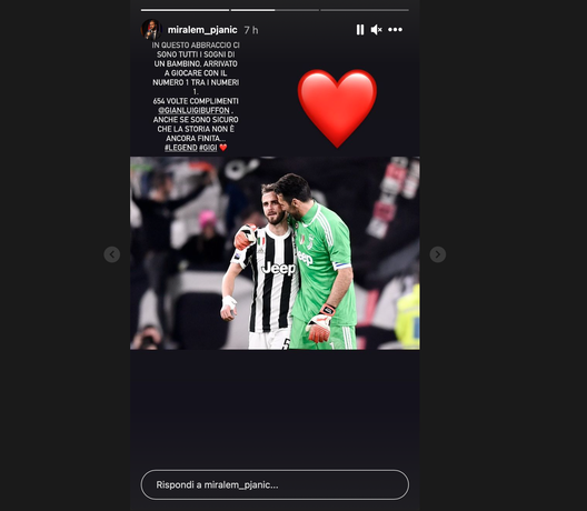 Pjanic e Buffon Pjanic e Buffon