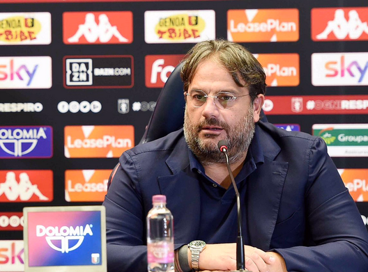 Faggiano Genoa (screenshot Twitter Genoa) Faggiano Genoa (screenshot Twitter Genoa)