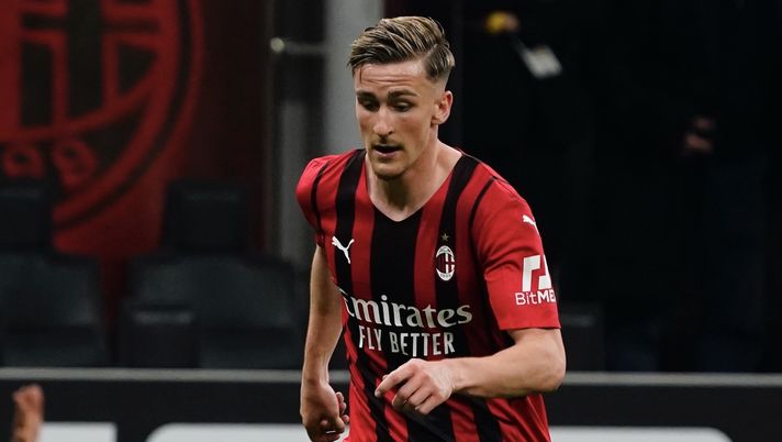 Alexis Saelemaekers AC Milan Milan-Genoa 2-0 Serie A 2021-2022