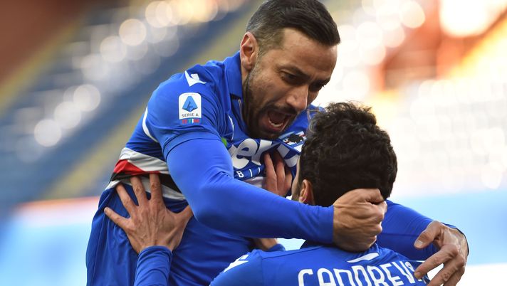 Quagliarella e Candreva (Photo by Paolo Rattini/Getty Images) 