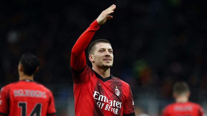Luka Jovic AC Milan Milan-Frosinone 3-1 Serie A 2023-2024
