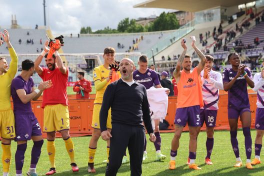 GERMOGLI PH: 14 MAGGIO 2023 FIRENZE STADIO ARTEMIO FRANCHI CAMPIONATO SERIE A FIORENTINA VS UDINESENELLA FOTO LA GIOIA DI ITALIANO italiano