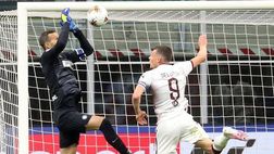 Video – Handanovic, che papera! Perde il pallone e Belotti non perdona