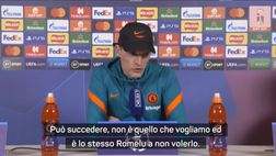 VIDEO Chelsea, Tuchel: “Lukaku non tocca palla? Succede. Non prendetelo in giro”