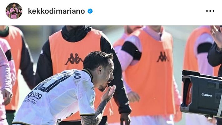 FOTO Palermo, Di Mariano dedica il gol alla figlia Isabel: “Per te piccola mia” - immagine 1