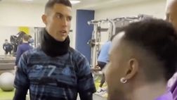 Rodrygo incontra Cristiano Ronaldo e trema dall’emozione (VIDEO)