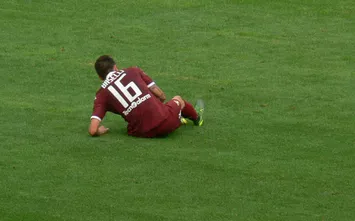 Baselli dolorante durante Torino-Palermo 