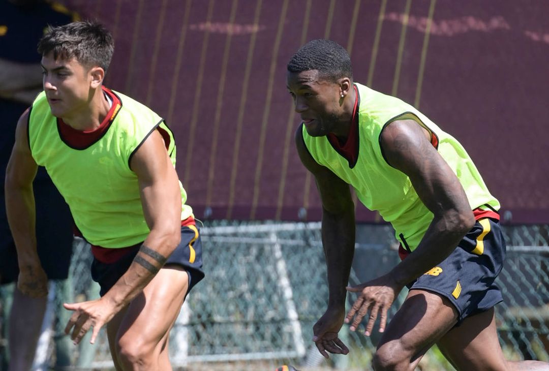 La rifinitura della Roma a Trigoria in vista della Salernitana – FOTO GALLERY - immagine 10