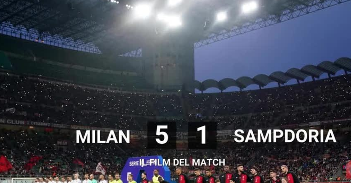 MilanSampdoria 51, il film della partita a San Siro VIDEO