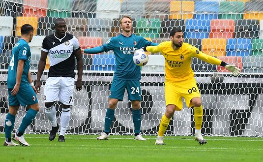Un'istantanea del match tra Udinese e Milan nel girone di andata Un'istantanea del match tra Udinese e Milan nel girone di andata