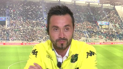 De Zerbi: “L’Inter è forte ma possiamo metterli in difficoltà. Porte chiuse? Sono contro”