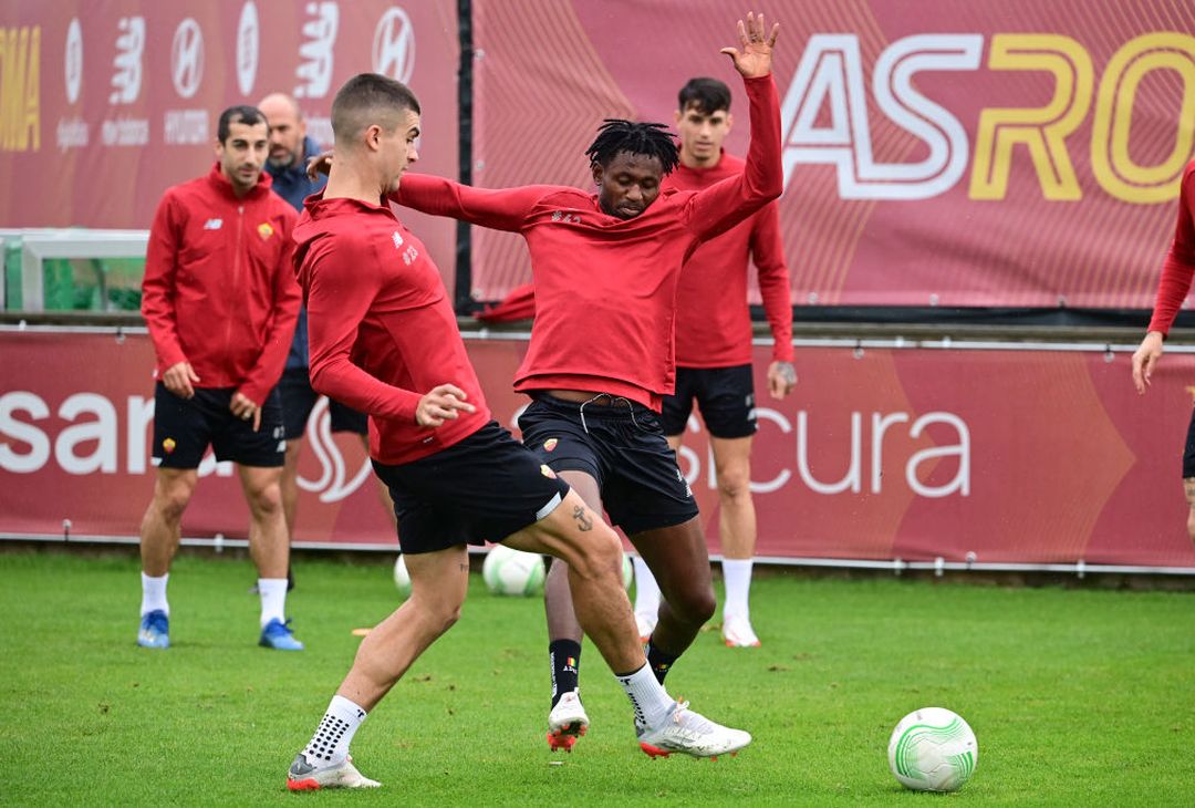 Trigoria, la rifinitura della Roma in vista del Bodo/Glimt – FOTO GALLERY - immagine 10