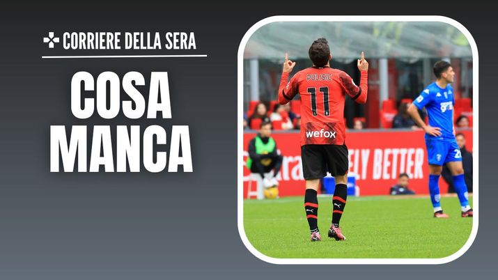 esultanza gol Christian Pulisic AC Milan Milan-Empoli 1-0 Serie A 2023-2024