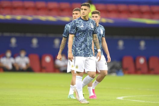 BRASILIA, BRAZIL - JUNE 21: Lucas Martinez Quarta of Argentina looks on before a group A match between Argentina and Paraguay as part of Conmebol Copa America Brazil 2021 at Mane Garrincha Stadium on June 21, 2021 in Brasilia, Brazil. (Photo by Pedro Vilela/Getty Images) BRASILIA, BRAZIL - JUNE 21: Lucas Martinez Quarta of Argentina looks on before a group A match between Argentina and Paraguay as part of Conmebol Copa America Brazil 2021 at Mane Garrincha Stadium on June 21, 2021 in Brasilia, Brazil. (Photo by Pedro Vilela/Getty Images)