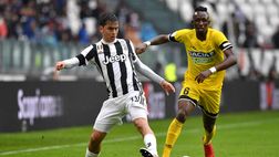 Udinese “ferita” da Dybala che porta la Juventus in vetta