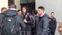VIDEO Palermo, verso Girona: raduno della squadra di Corini al “Renzo Barbera”