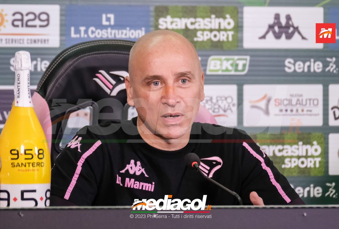 FOTO PALERMO, verso la Reggina: Mister Corini in conferenza stampa (Gallery) - immagine 14