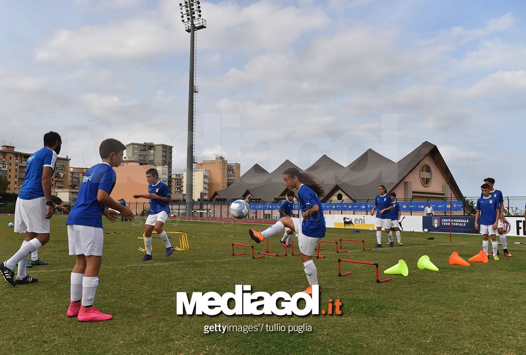  PALERMO, ITALY - OCTOBER 17:  Atmosphere after a press conference as Italian Football Federation Unveils New Federal Training Center In Palermo on October 17, 2016 in Palermo, Italy.  (Photo by Tullio M. Puglia/Getty Images)  