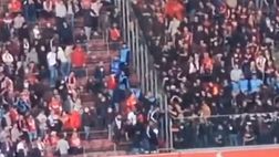 Zuffa e botte ai piani alti dello stadio di Colonia: derby del Reno con scintille…