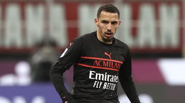 Ismaël Bennacer (centrocampista AC Milan), qui durante Milan-Empoli 1-0 (Serie A 2021-2022) | News (Getty Images)