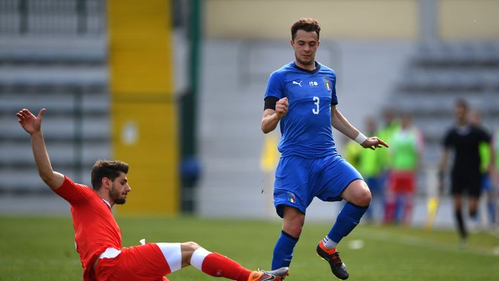 during the 8 Nations Tournament match between Italy U20 and Switzerland U20 on March 27, 2018 in Alessandria, Italy. 