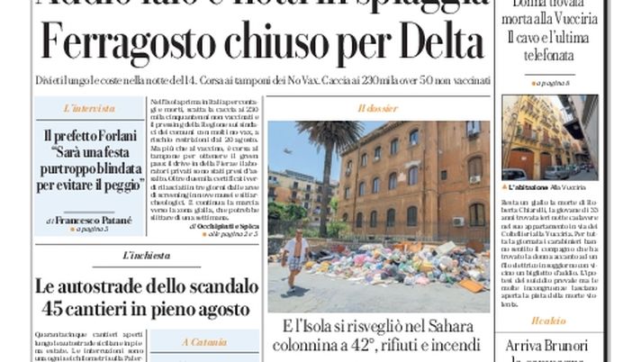 Prima Pagina, La Repubblica: “Arriva Brunori, la campagna ‘brasiliana’ del Palermo” Prima Pagina, La Repubblica: “Arriva Brunori, la campagna ‘brasiliana’ del Palermo”