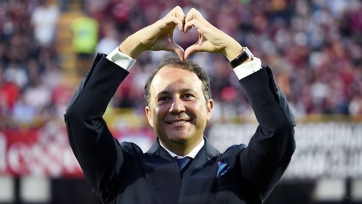 SALERNO, ITALY - MAY 22: President of US Salernitana Danilo Iervolino before the Serie A match between US Salernitana and Udinese Calcio at Stadio Arechi on May 22, 2022 in Salerno, Italy. (Photo by Francesco Pecoraro/Getty Images) Iervolino: “Sabatini è un bugiardo e su Cavani fu ridicolo”. La replica: “Ora in tribunale” - immagine 1