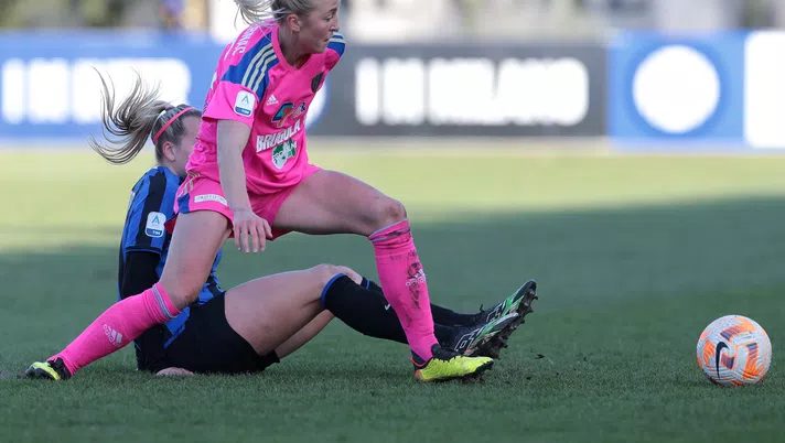 Julia Karlernas, calciatrice del Como Women (getty images)